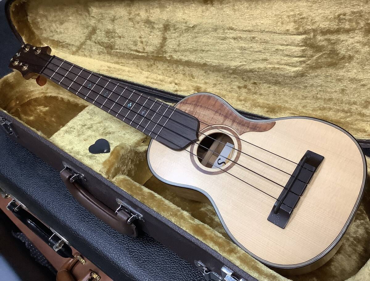 Tatsuya Mitsui ukulele (ミツレレ) Ukulele Studio 七里ヶ浜 「Type S-L」 ソプラノ・ロングネック  （中古）【楽器検索デジマート】