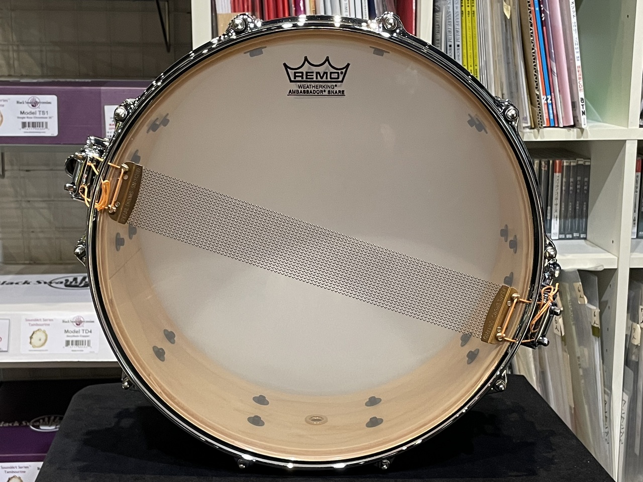 Pearl MWAC1455S/C MasterWorks Snare Drum Piano Black Lacquer