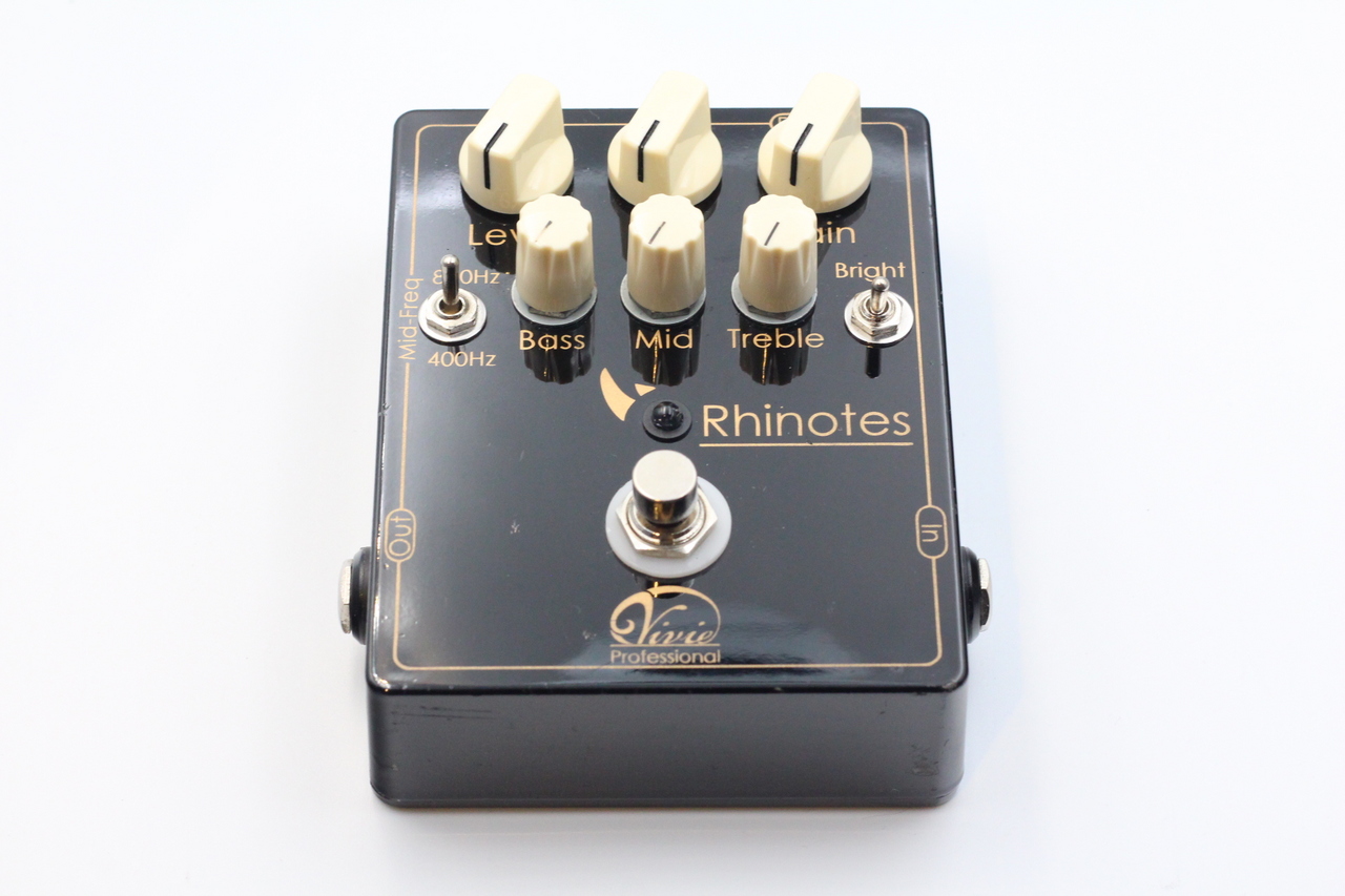 Vivie Rhinotes ベース用オーバードライブ エフェクター】2/1発売！vivieのベース用オーバードライブ