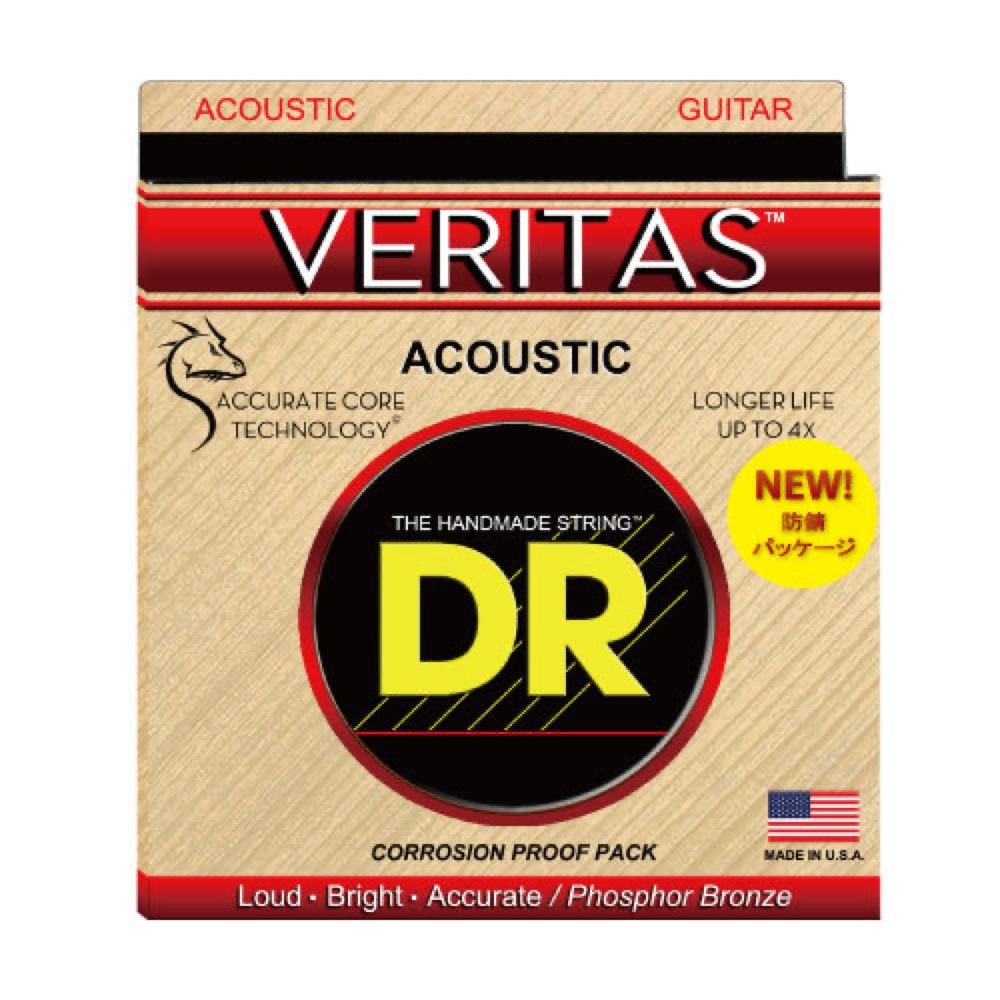 DR VERITAS VTA-12-3PK LIGHT アコースティックギター弦 3PACKセット（新品/送料無料）【楽器検索デジマート】