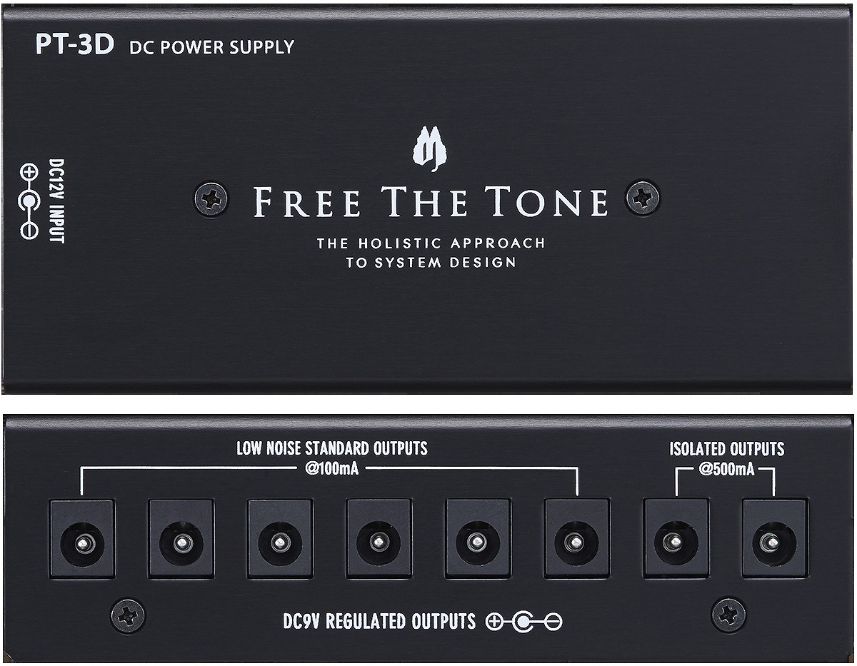 [Free The Tone] PT-3D フリーザトーン パワーサプライ FREE THE TONE / PT-3D TITANIUM GOLD 日本製 パワーサプライ