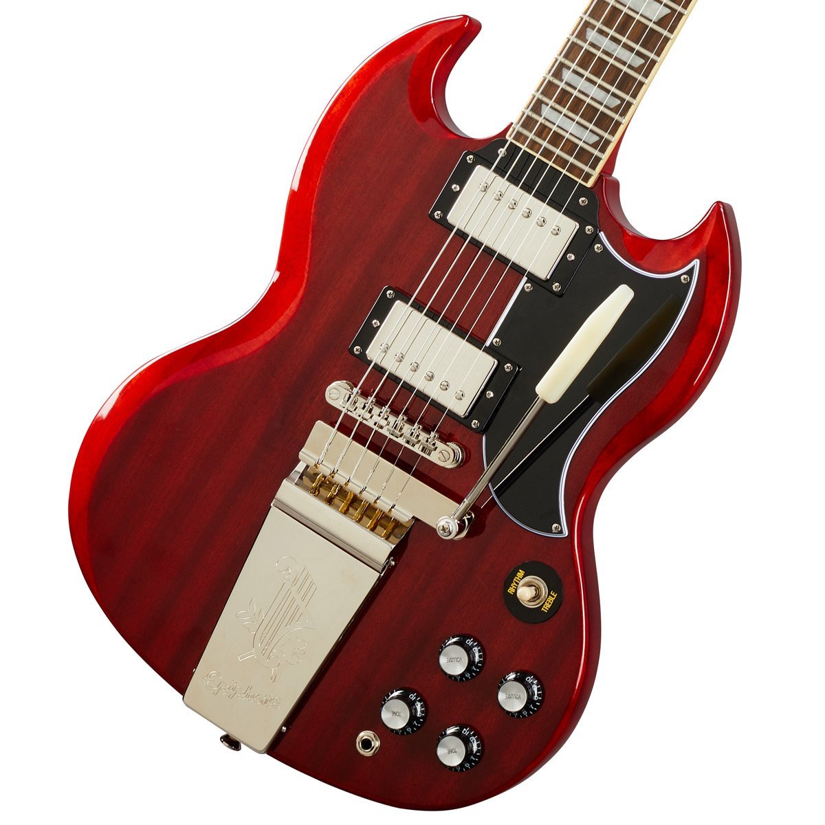 Epiphone Inspired by Gibson SG Standard 60s Maestro Vibrola Vintage Cherry エピフォン  エレキギター【WEBSHOP】（新品/送料無料）【楽器検索デジマート】