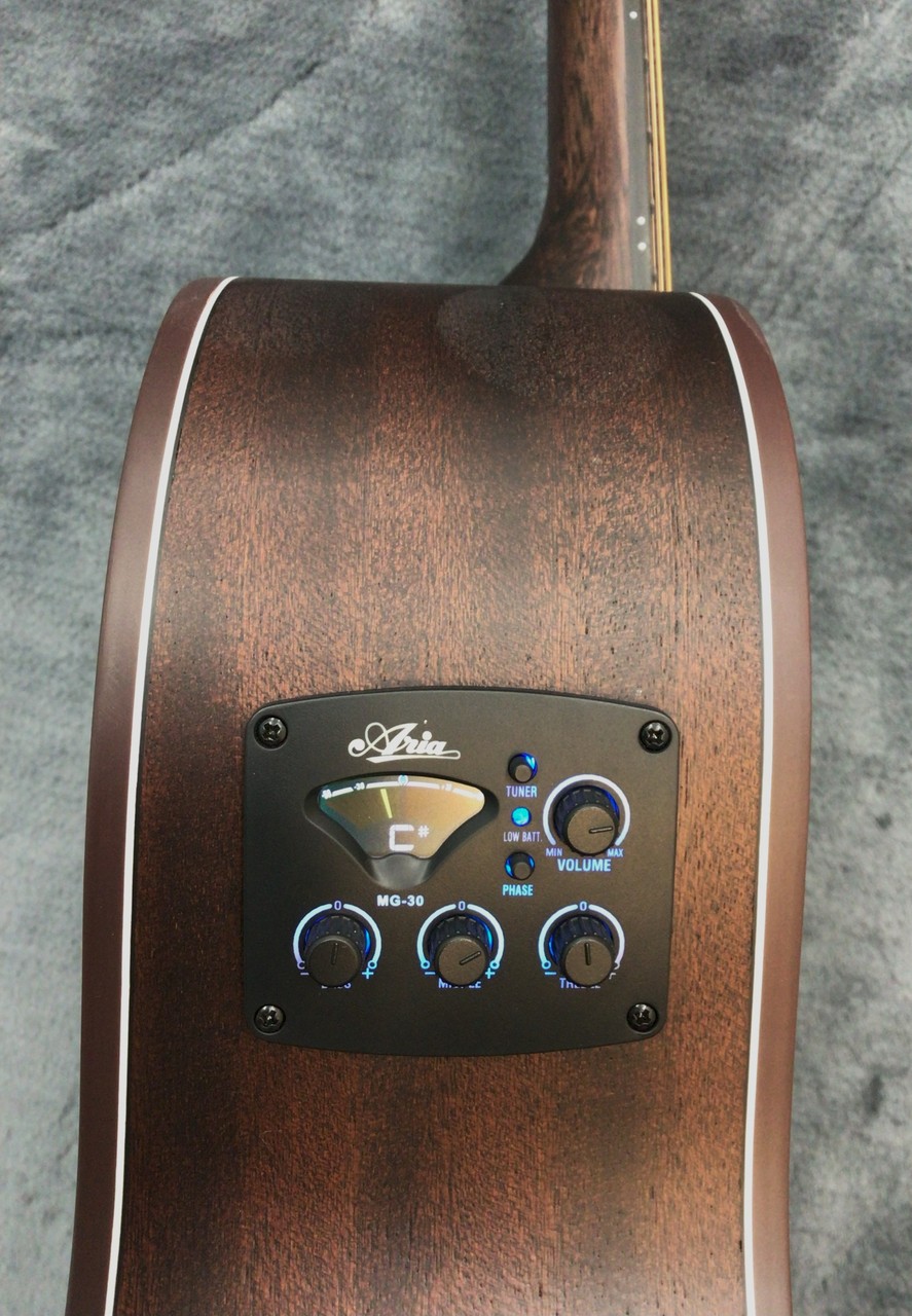 ARIA AF-101MHCE N マホガニーカッタウェイ AF-101MHCE N | 100 series | Products | ARIA 荒井貿易株式会社