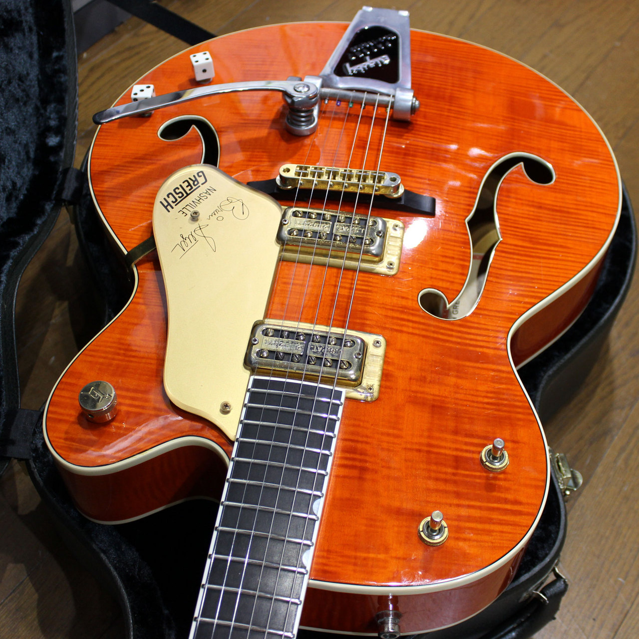 Gretsch 6120SSU Brian Setzer Nashville Orange Stain 2000年製です