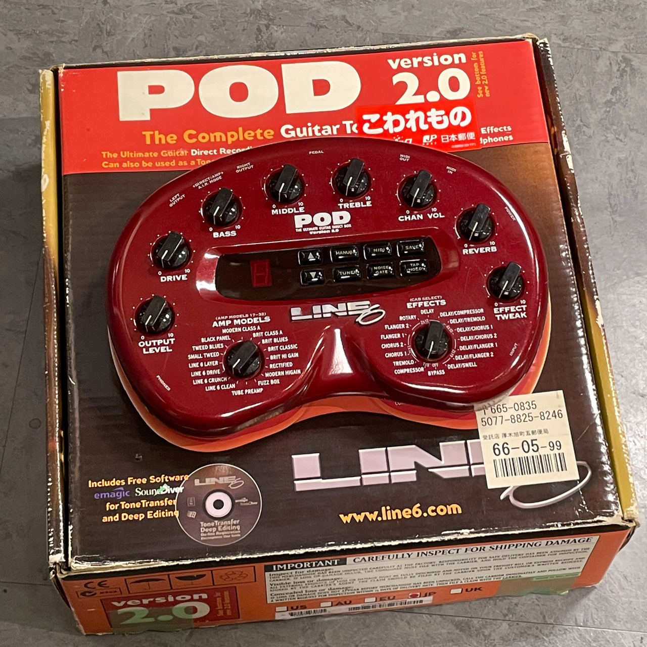 LINE 6 POD 2 【中古】【箱取説付】（中古）【楽器検索デジマート】