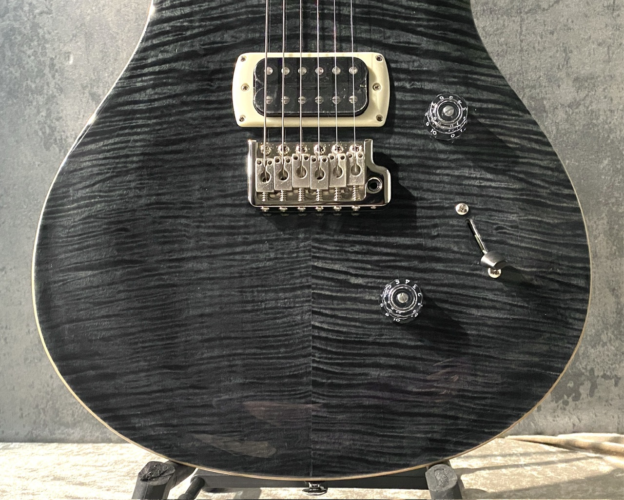 Paul Reed Smith(PRS) 【漆黒×良フレイム杢!】SE Custom24 -Gray Black