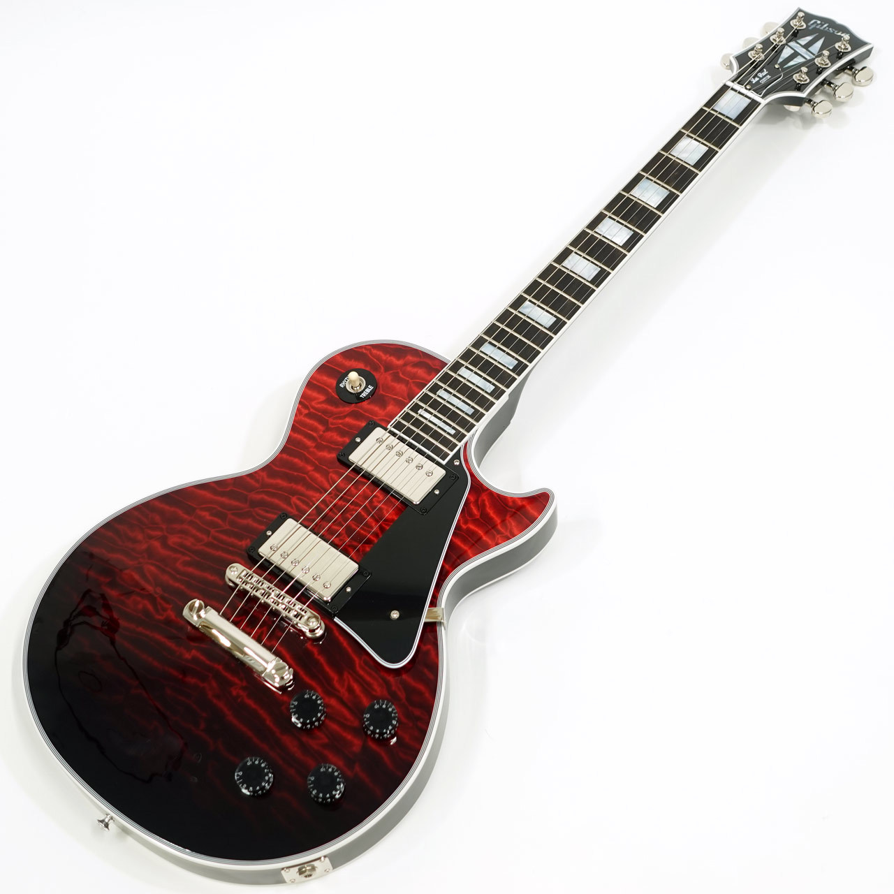 Gibson Custom Shop Les Paul Custom Quilt / Dark Rogue Fade Gloss