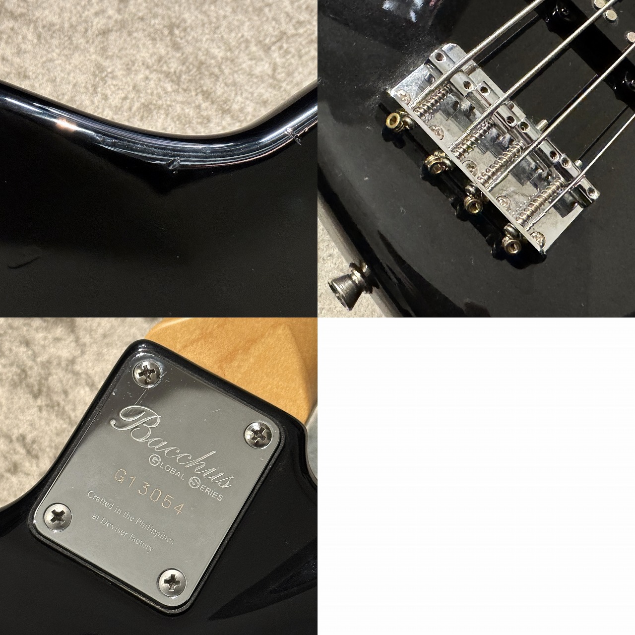 Bacchus 【USED】 BJB-700R 【4.14kg】【2016年製】【アルダーボディ