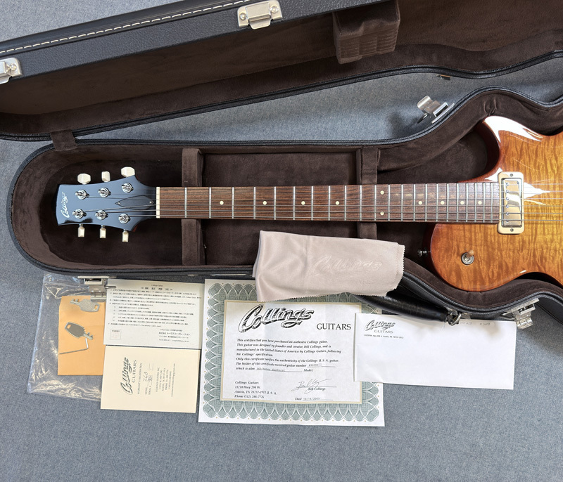 Collings 360 Quilt Tpo / Amber Sunburst / 2009（中古）【楽器検索