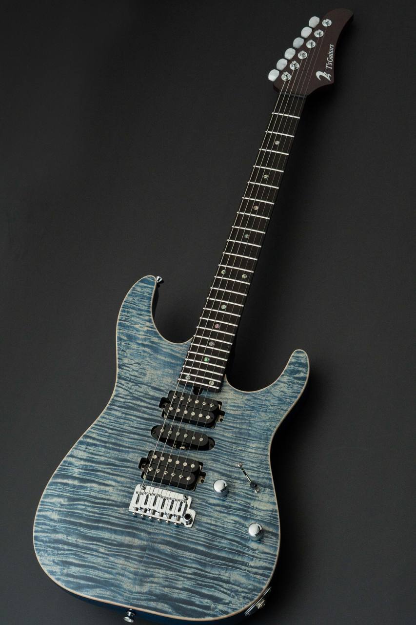 ギター T's Guitars dst pro classic 24 T's Guitars DST-Pro 24 Flame Top Arctic Blue 2020 中古