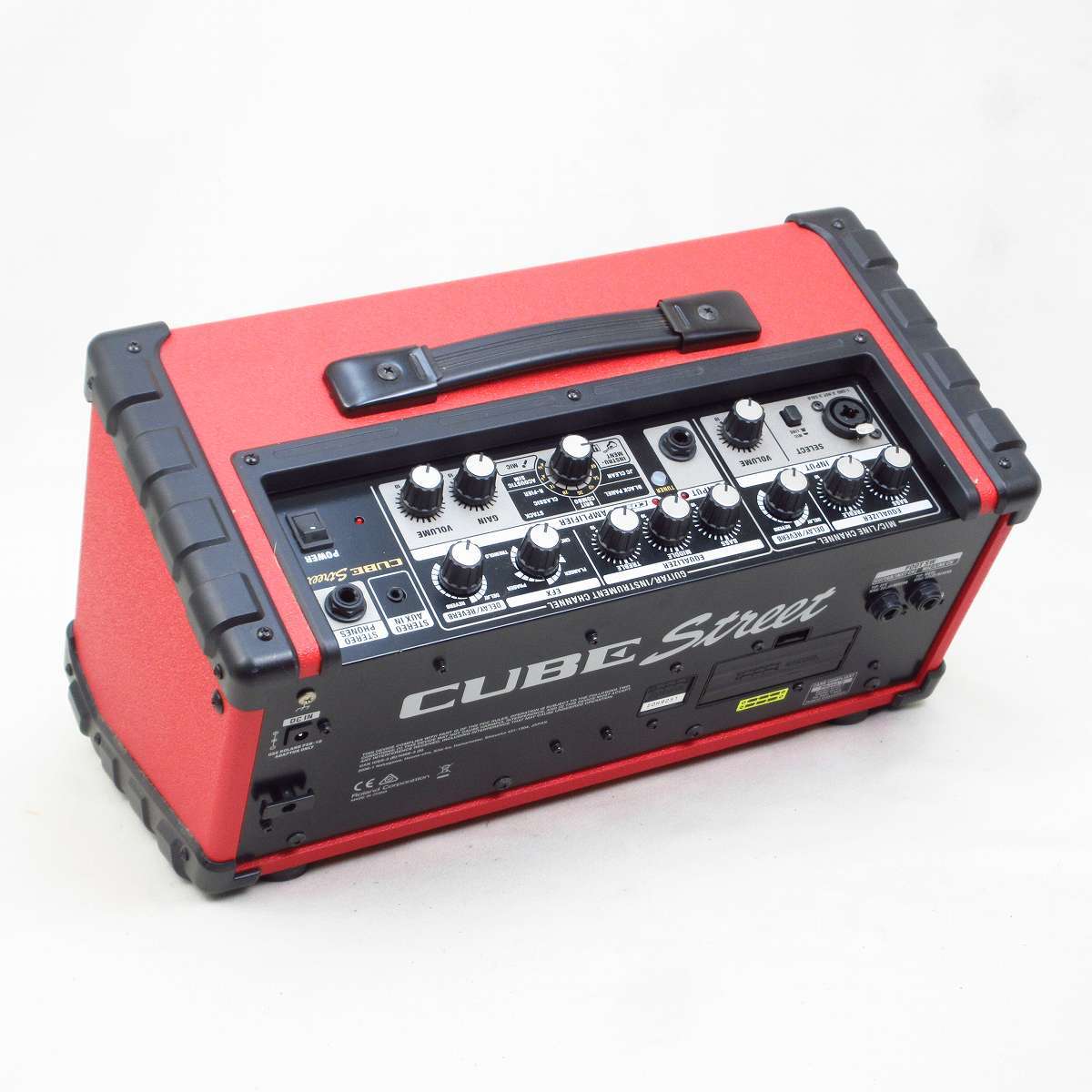 Roland CUBE Street CUBE-ST-R レッド（送料込） Roland Cube Street Red CUBE-ST-R Battery Powered Stereo Amplifier