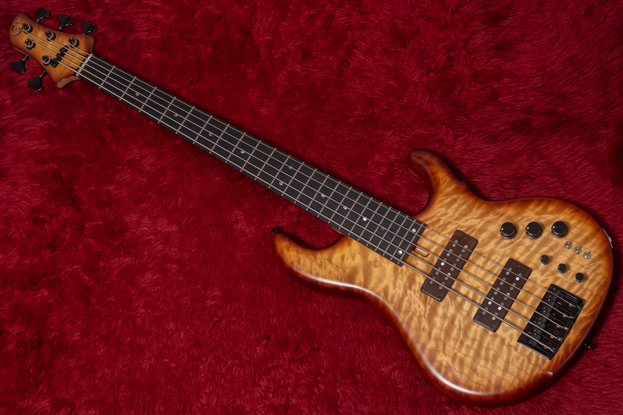 dragonfly CHB5/345 CUSTOM Q.MAPLE/A.MAHOGANY AMBER BURST