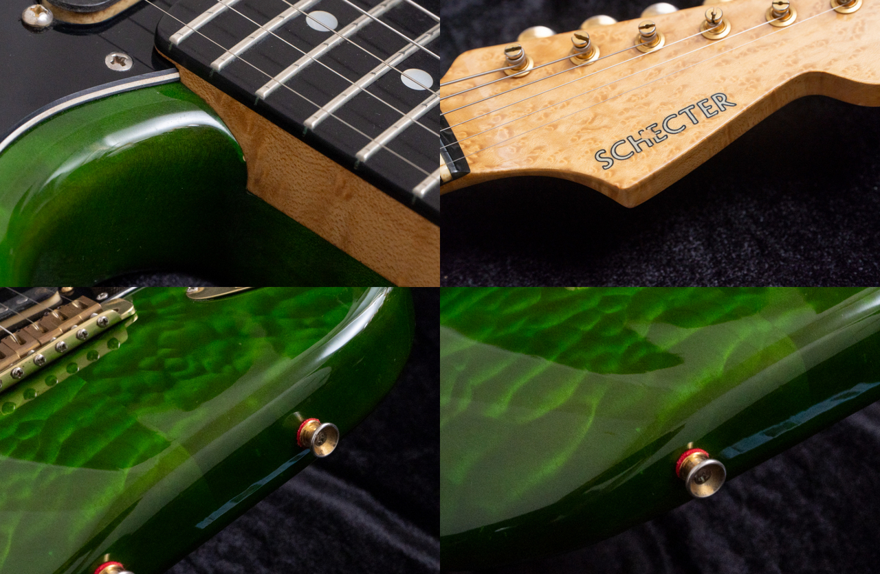 SCHECTER Custom ST Type Quilt Maple Body 1991 4,045kg #91446