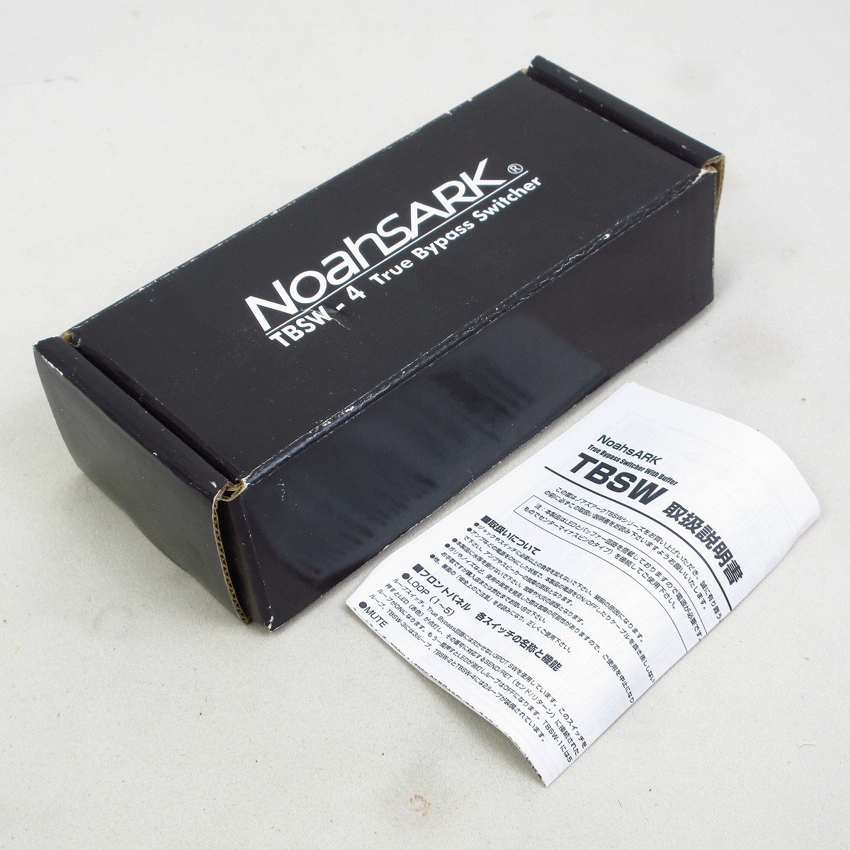 noahsark TBSW トゥルーバイパススイッチャー 4スイッチ Noah'sark TBSW-4 True Bypass Switcher with Buffer