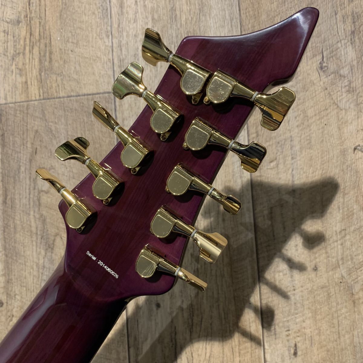 Tanatos 10st Single cut Bass Prototype / See through purple（中古 
