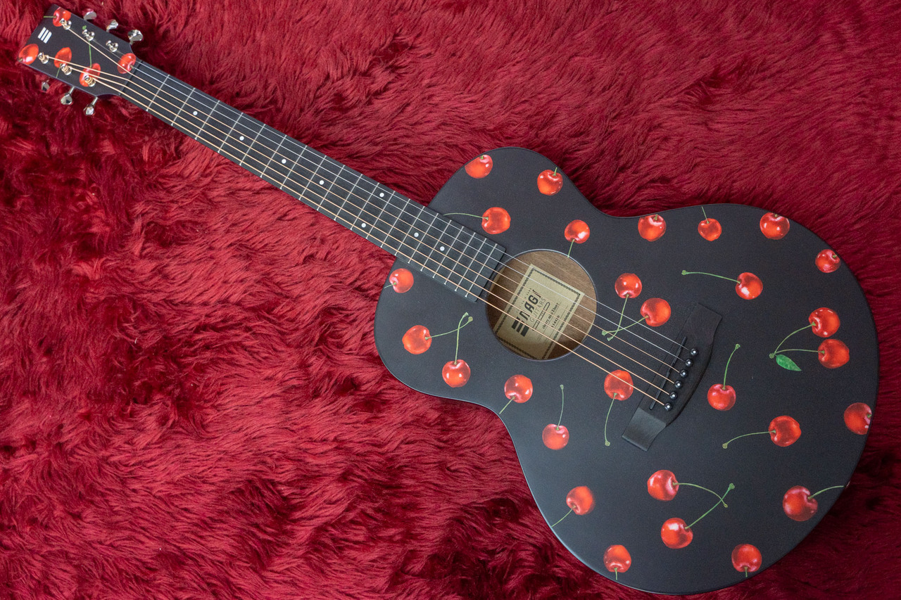 Nagi Guitars Cherry Ebony エレアコ改造 トップ単板