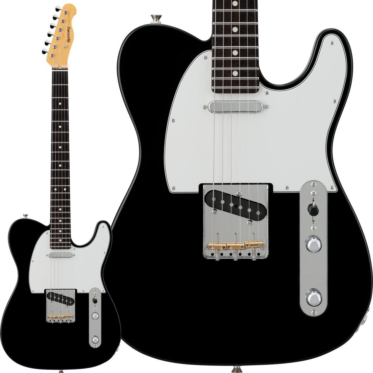 テレキャスタータイプ エレキギター ブラック HISTORY HTL-Standard2 BLK エレキギター テレキャスタータイプ（新品