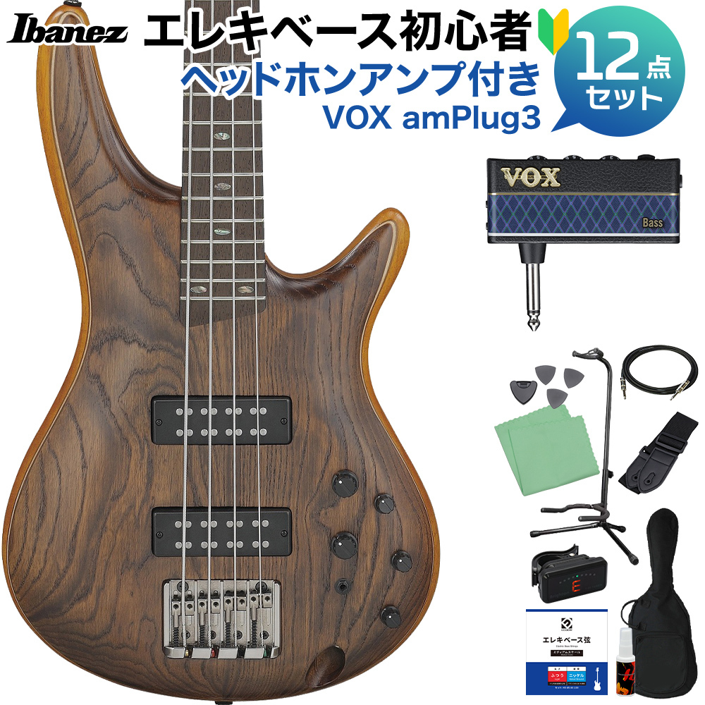 Ibanez SR4AH SUF エレキベース初心者12点セット 【ヘッドホンアンプ付