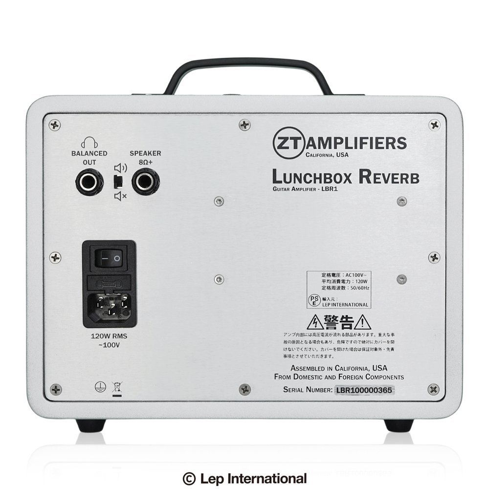 ZT AMPLIFIERS Lunchbox Reverb Amp ゼットティーアンプ ランチ