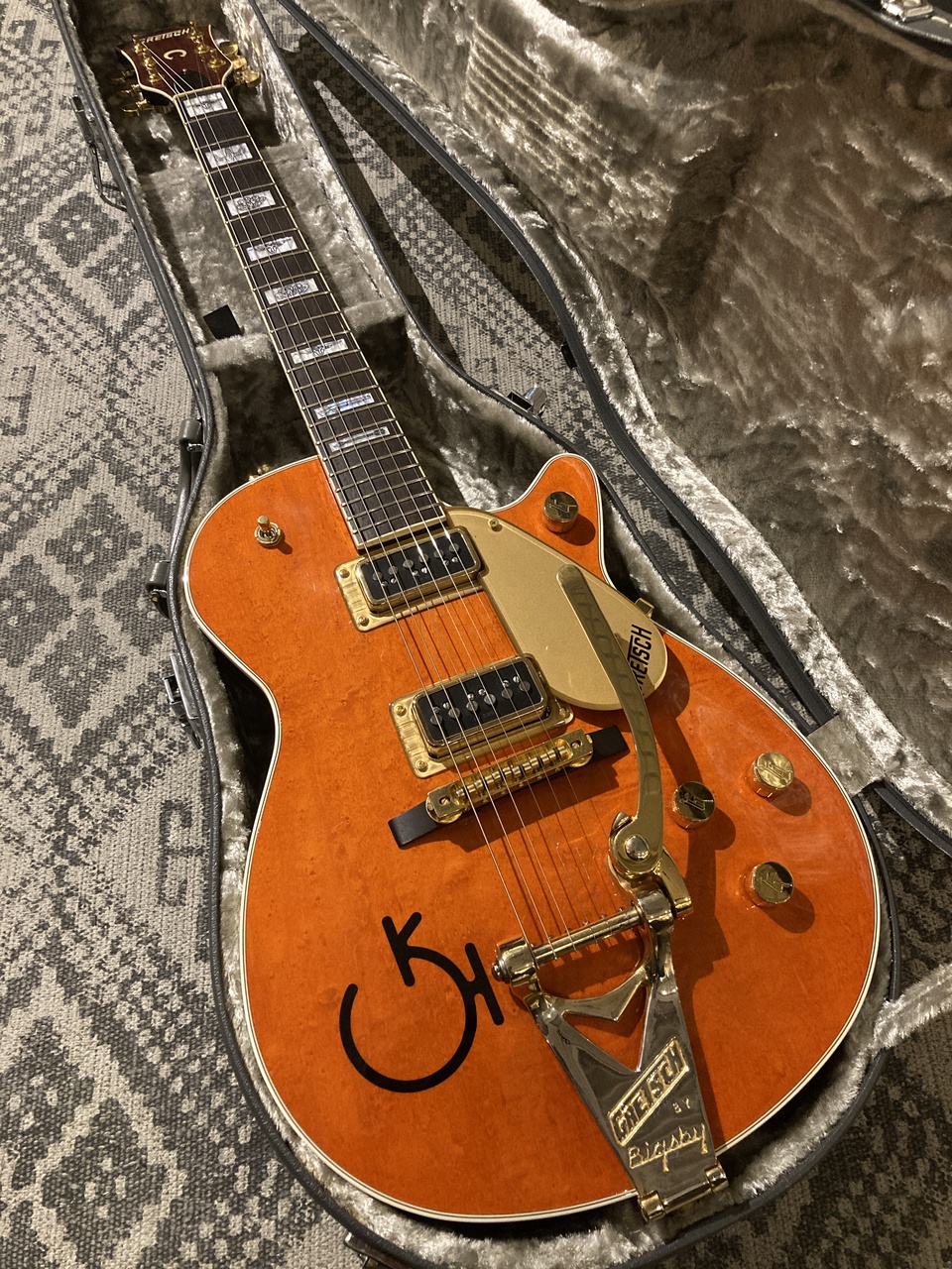 Gretsch 6121 Round Up Orange Stain `99 w/TV Jones T-ARMOND（中古）【楽器検索デジマート】