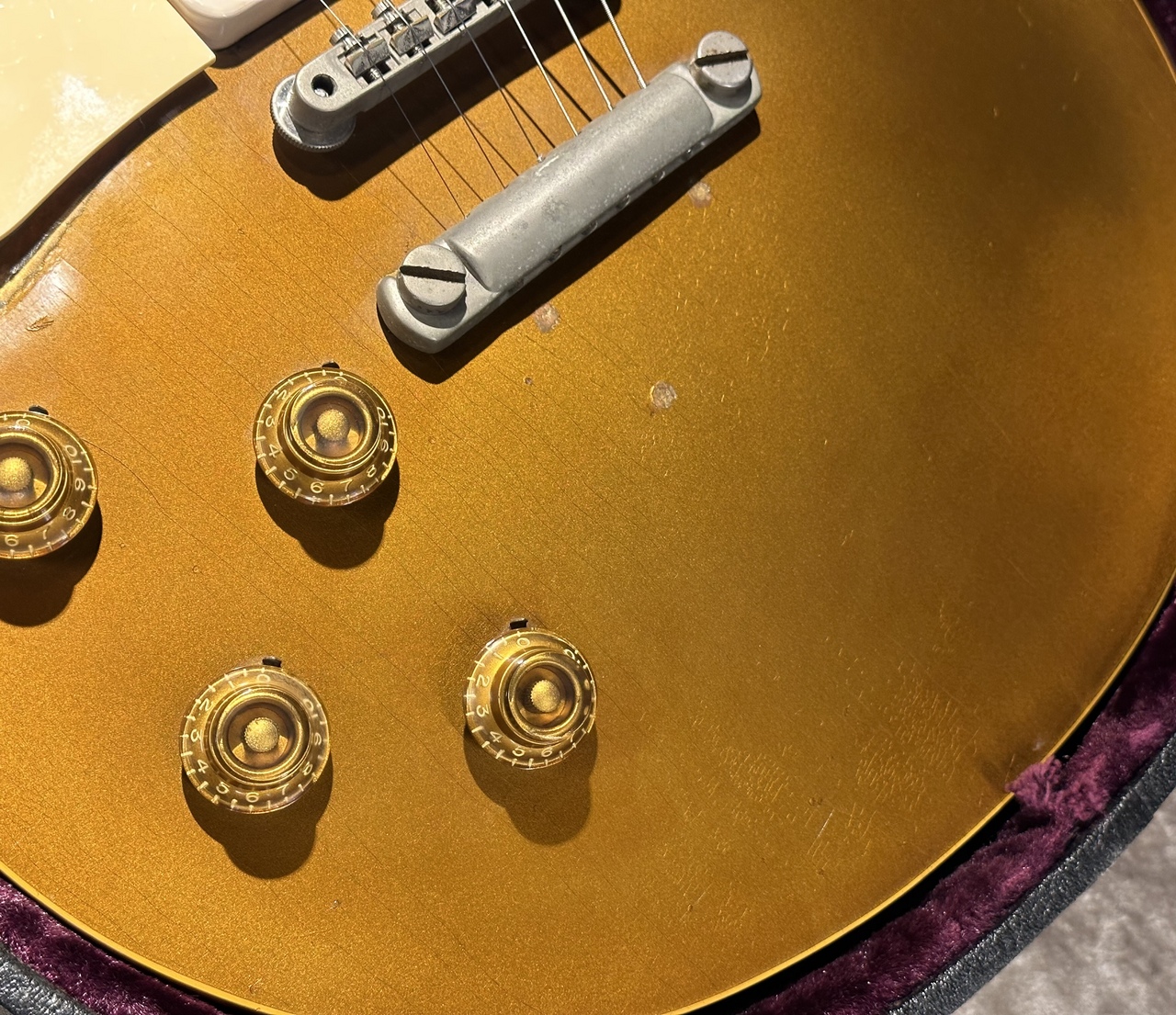 Gibson 1957 Les Paul Standard Gold Top Left Hand【3.95kg