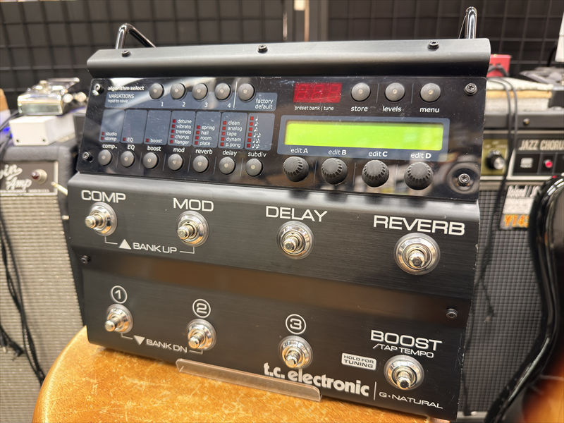 t.c. electronic G-Natural ギターエフェクター 通電OK tc electronic G-Natural（中古）【楽器検索デジマート】