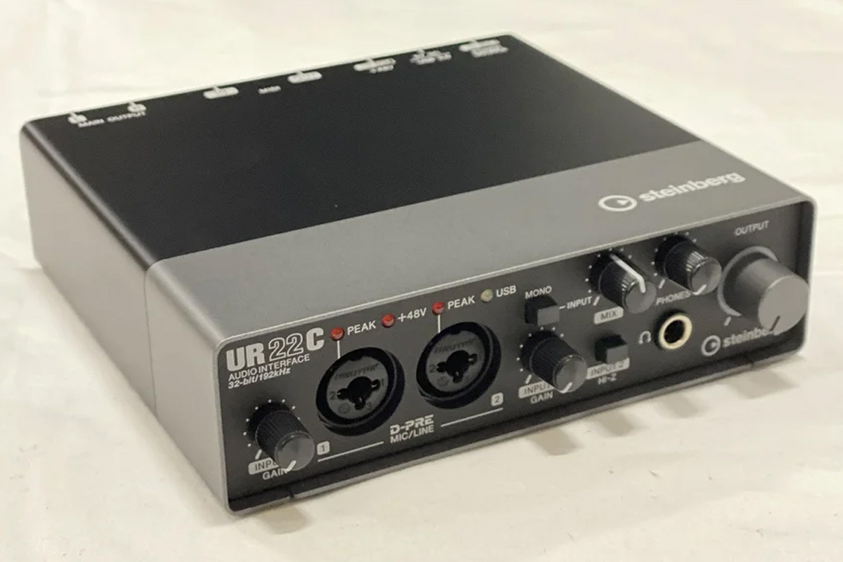 Steinberg UR22C 2X2 USB3.0 Type-C オーディオ・インターフェース