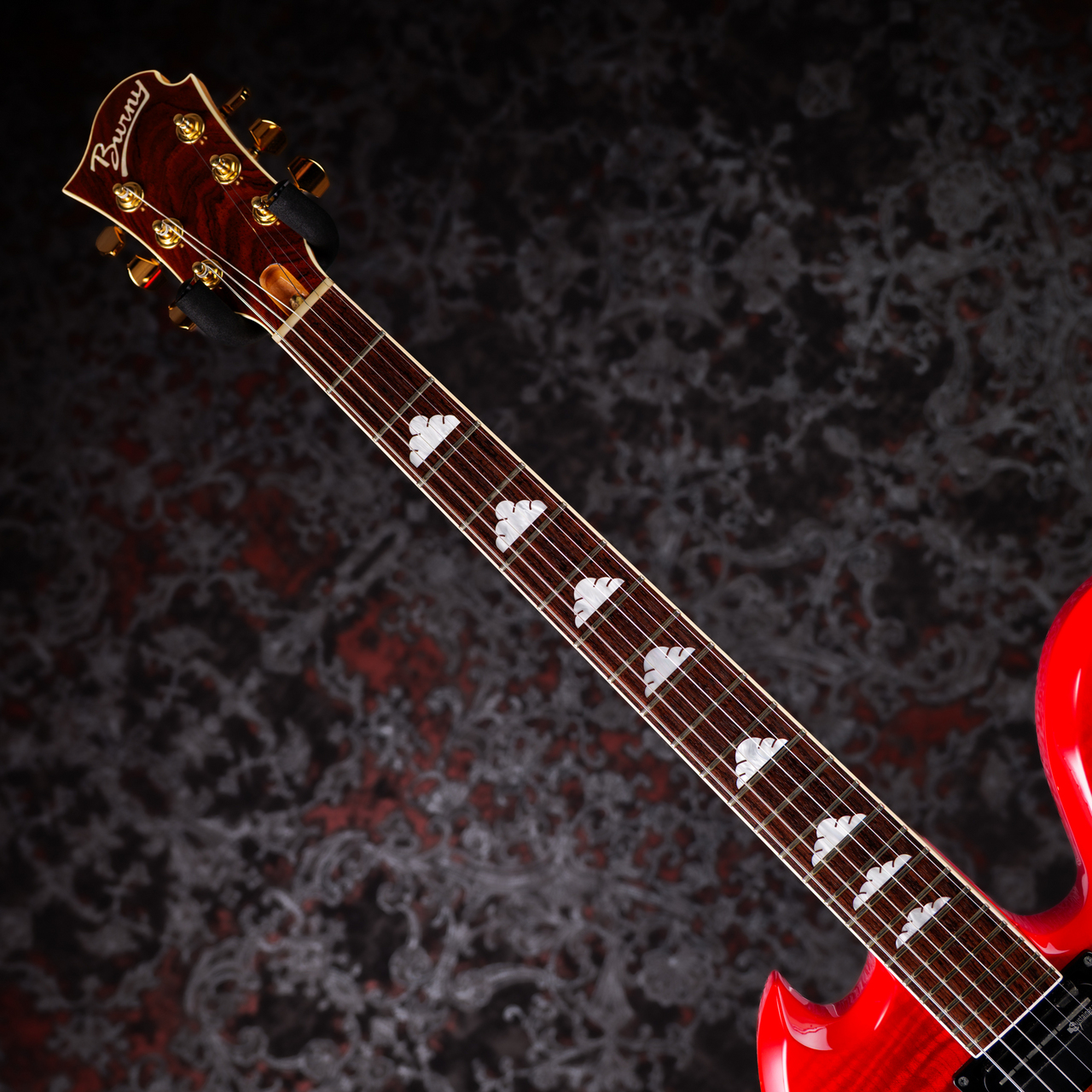 Burny MG-145S Cherry Sunburst / hide Model 【現物画像】（中古
