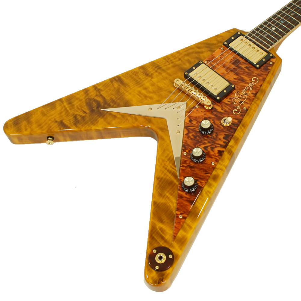 momose 【中古】 MFV-Premium/FT HB Flame Tochi フライングV