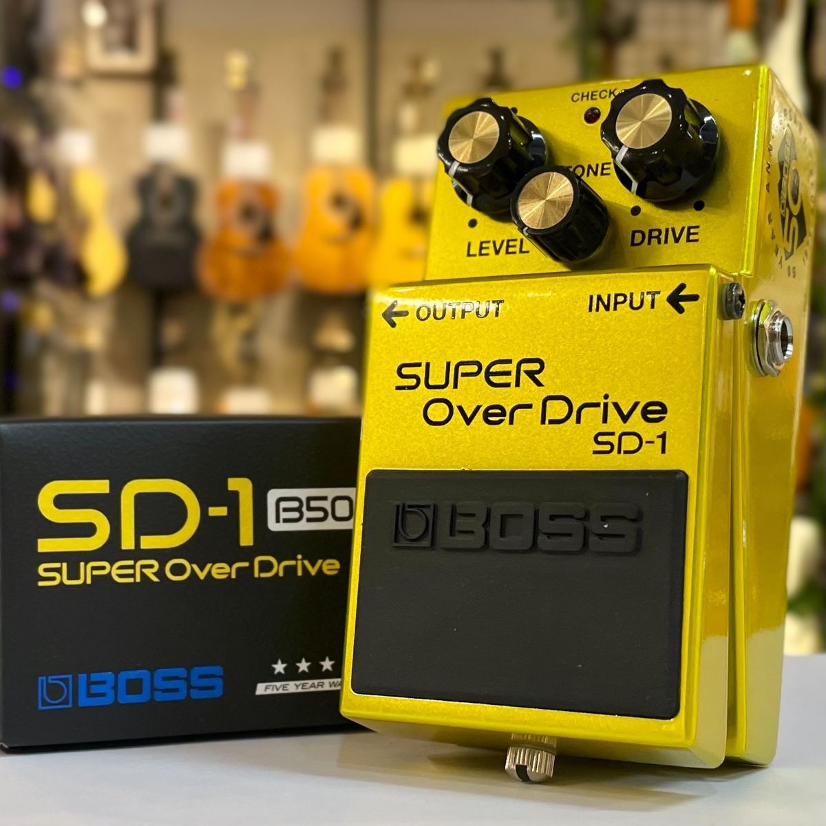 BOSS SD-1-B50A 50th Anniversary Pedals /世界7000台限定ペダル（新品