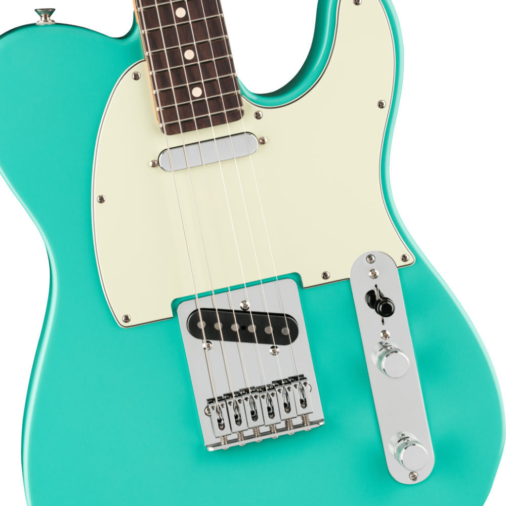 エレキギター テレキャス風変形。ミントグリーン Fender フェンダー 75th Anniversary Player II Telecaster RW Seafoam