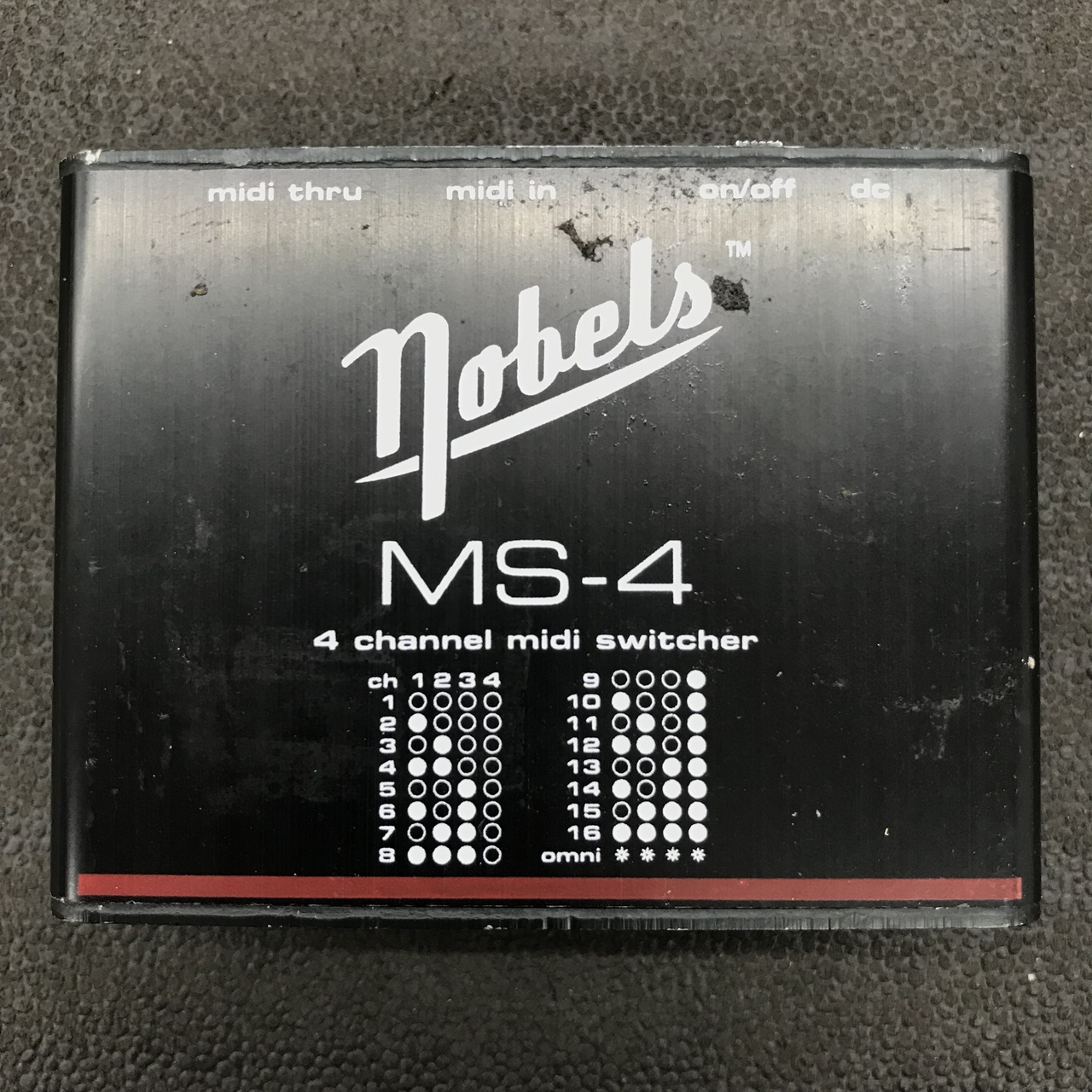 Nobels MS-4 MIDI Switcher（中古）【楽器検索デジマート】