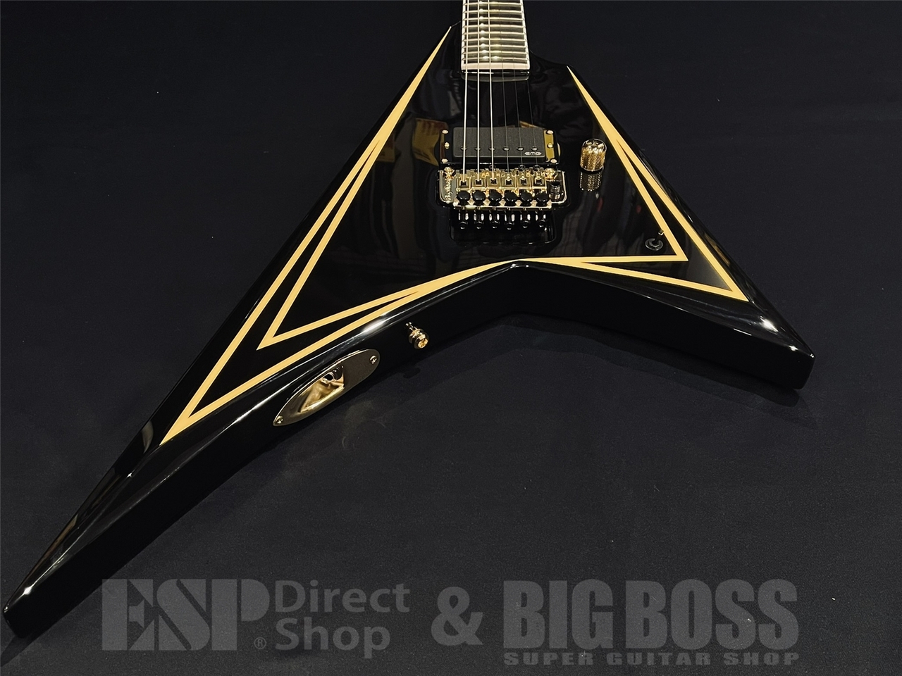 EDWARDS E-ALEXI KATAKANA / Black with Yellow Pinstripe （新品/送料