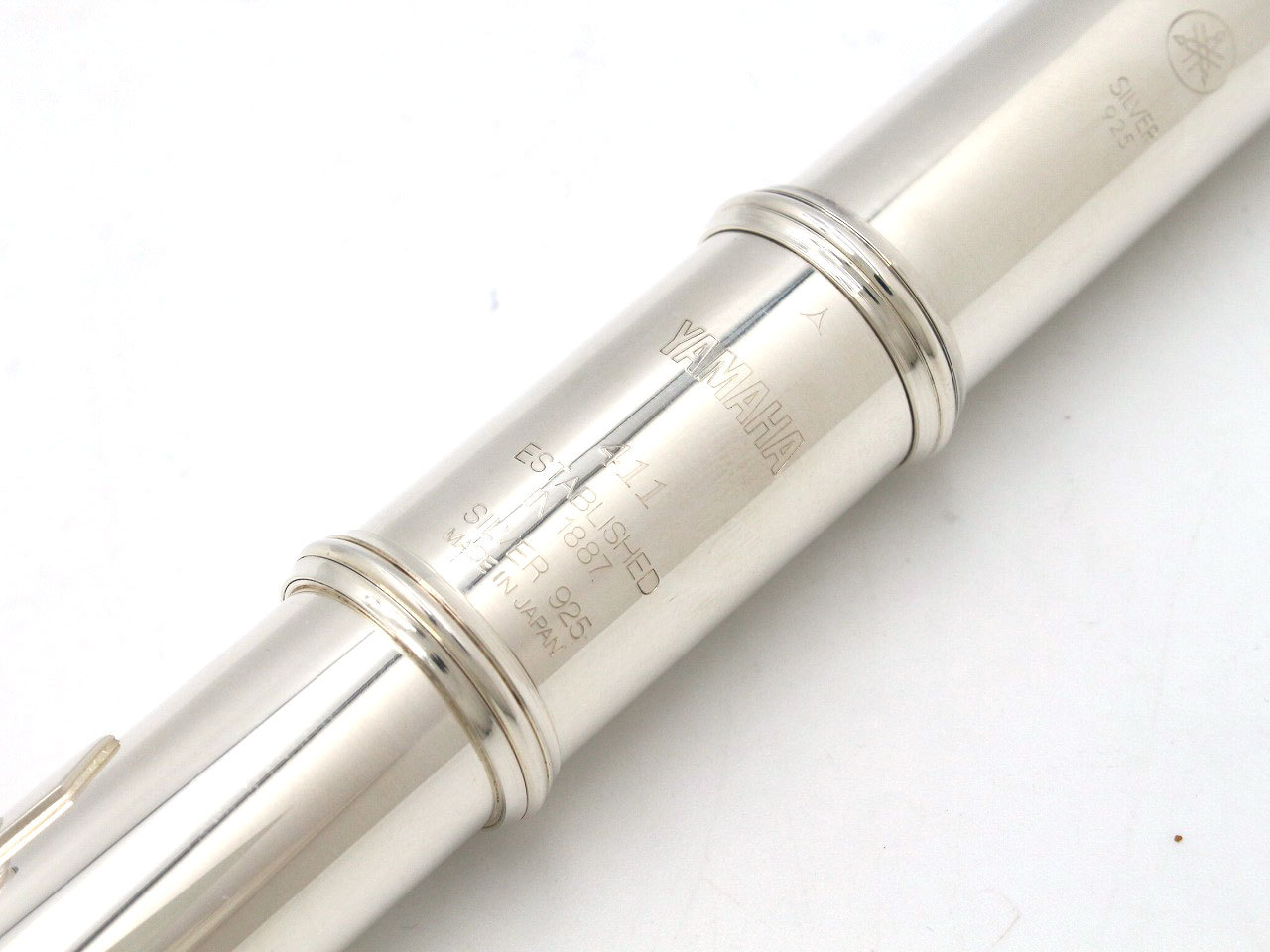 YAMAHA フルート YFL-411 管体銀製 全タンポ交換済み【横浜店】（中古