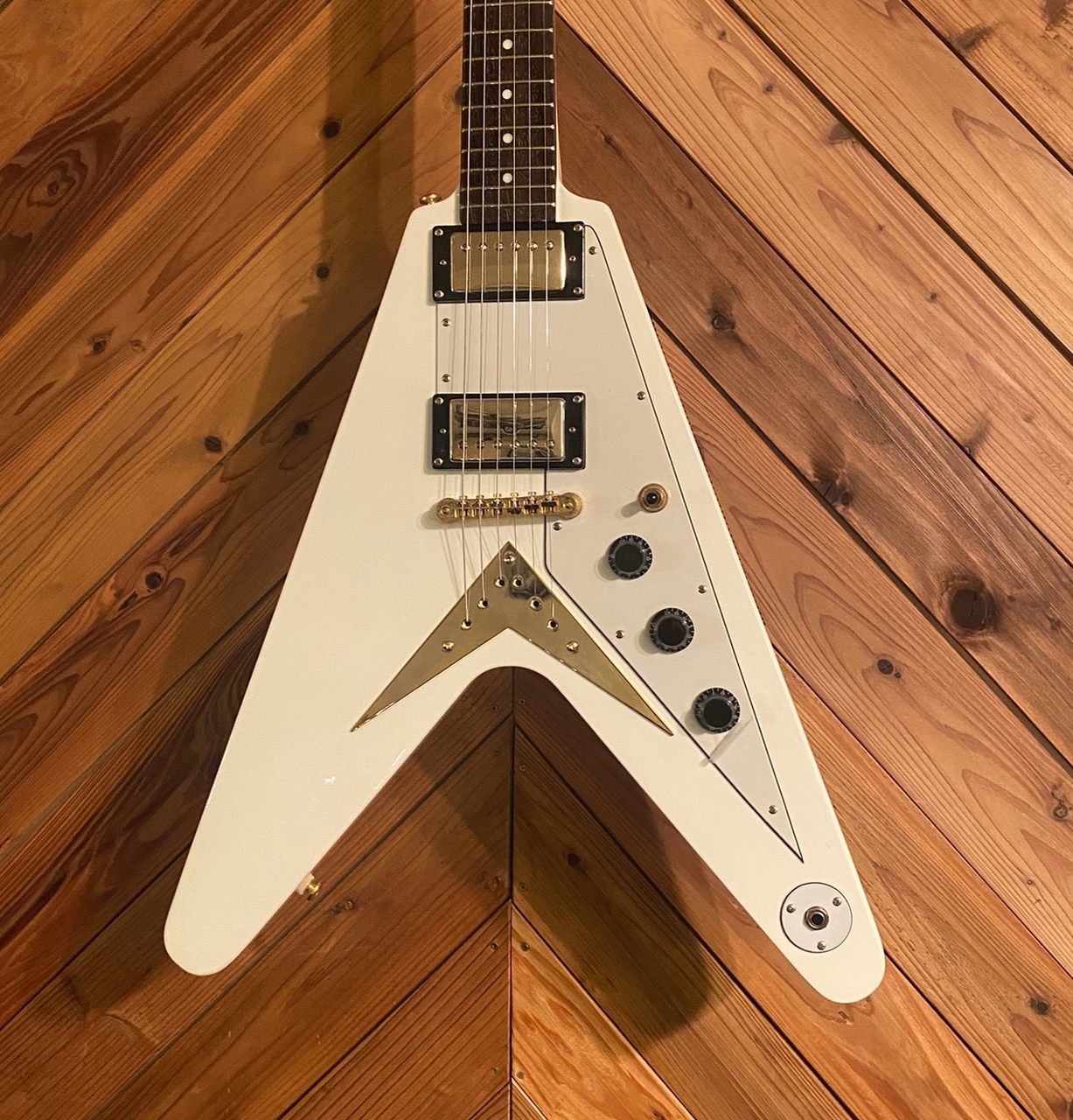 Epiphone Limited Edition1958 Korina Flying-V Alpine White（中古