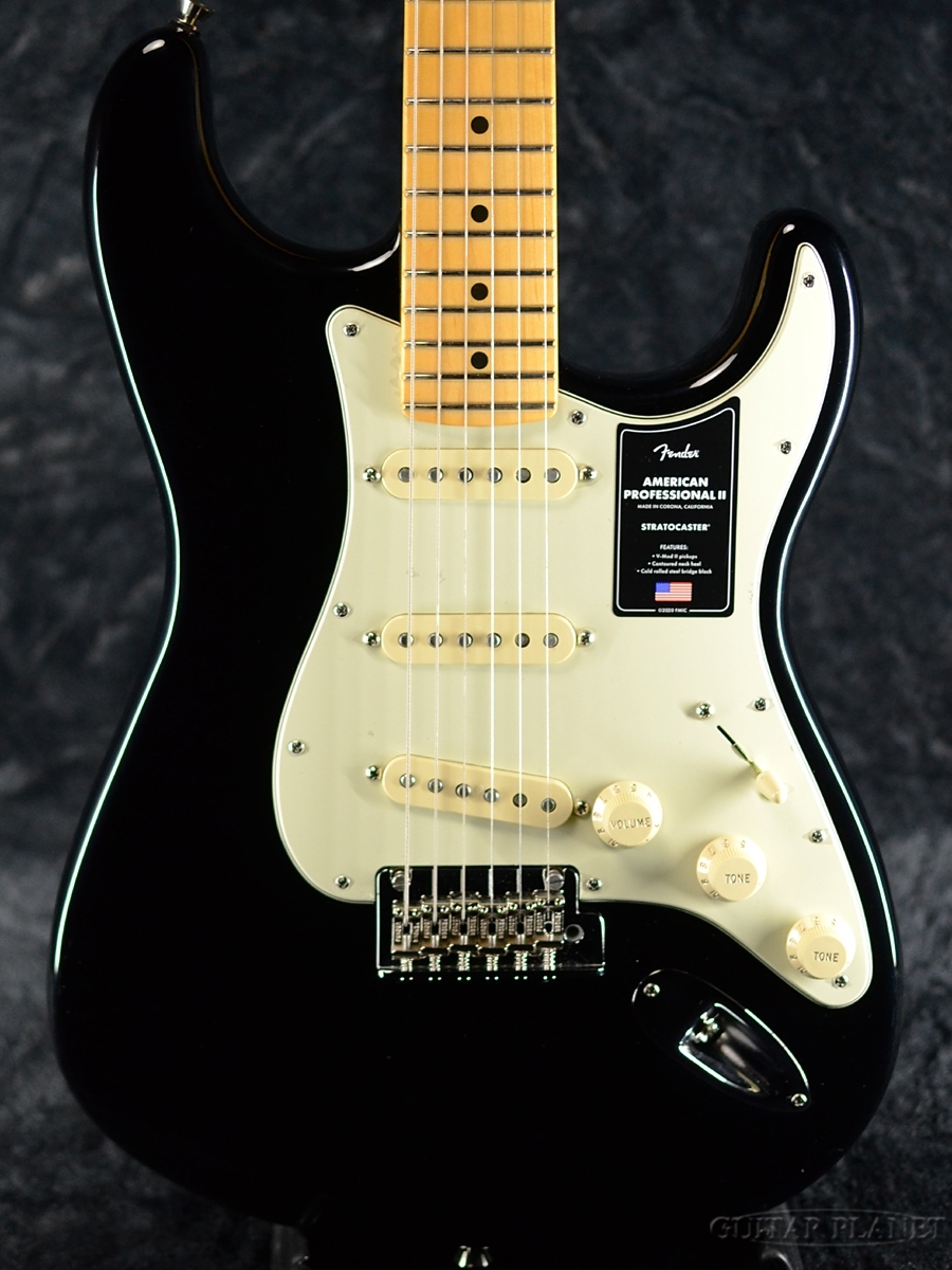 Fender USA【ローン金利48回まで0%!!】American Professional II Stratocaster -Black / Maple-【未展示品!!】