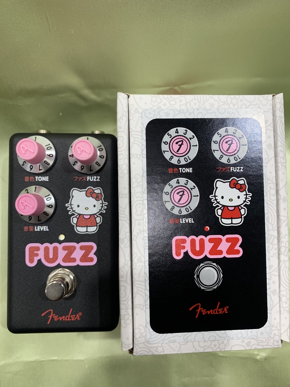 Fender Hello Kitty Fuzz Pedal Black【数量限定モデル】（新品
