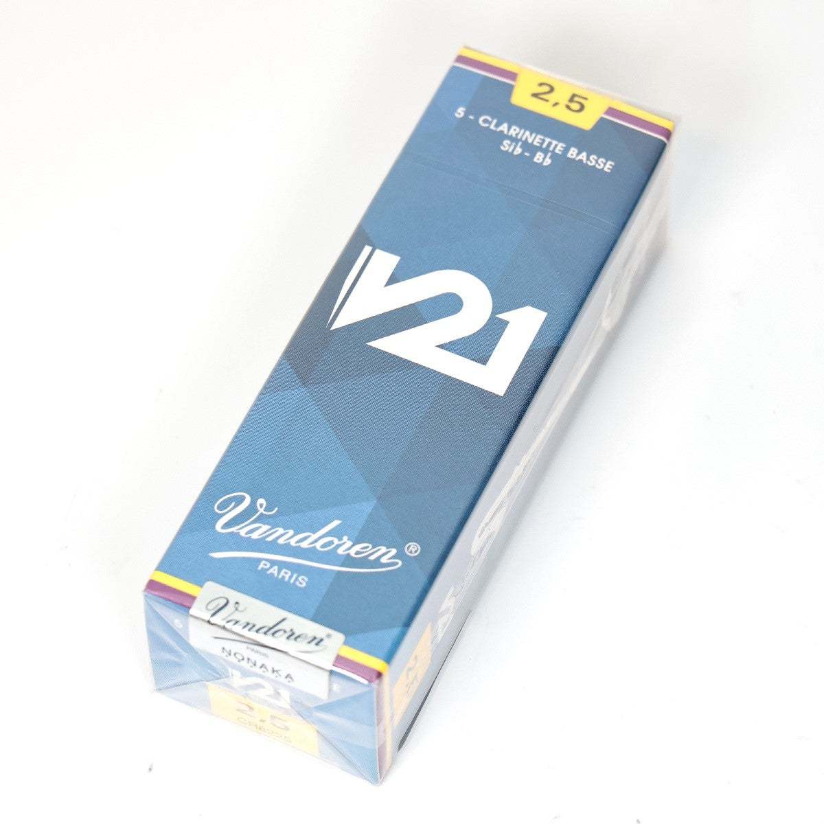VANDOREN バスクラリネット リード 5枚入 V21 バンドレン 2.5 【名古屋