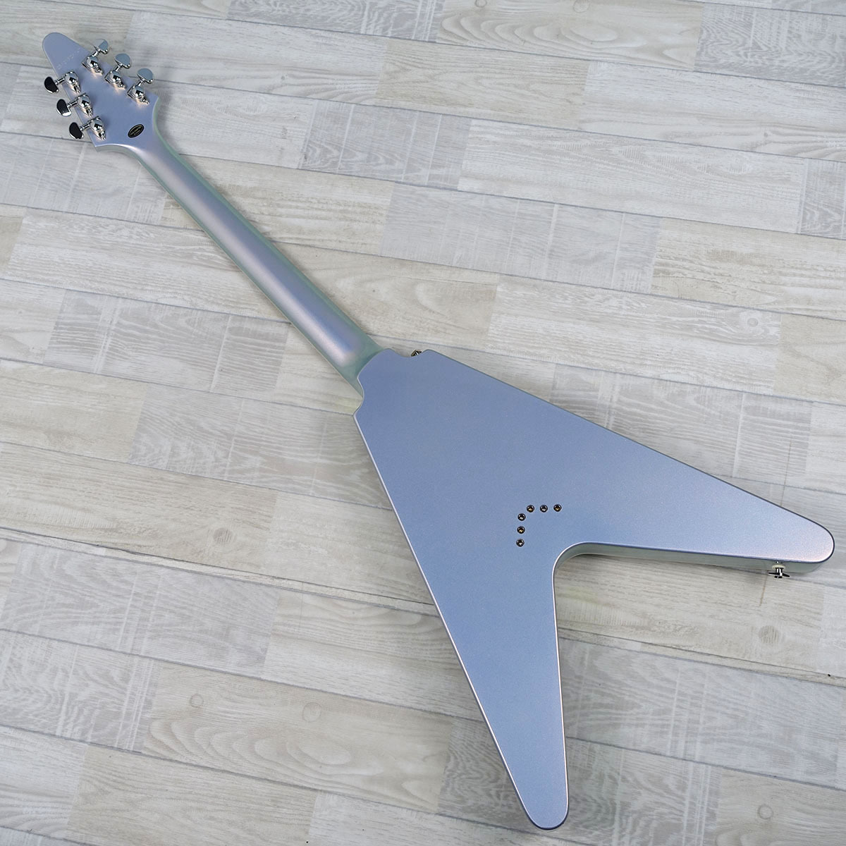 Epiphone Futura Flying V Custom Quicksilver Shift（新品/送料無料
