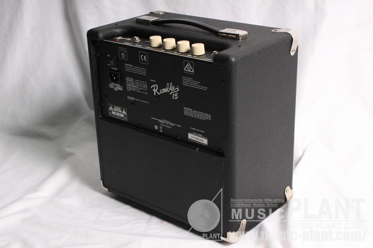 fender rumble 15 中古 美品 最終値下げ Fender Rumble 15（中古）【楽器検索デジマート】