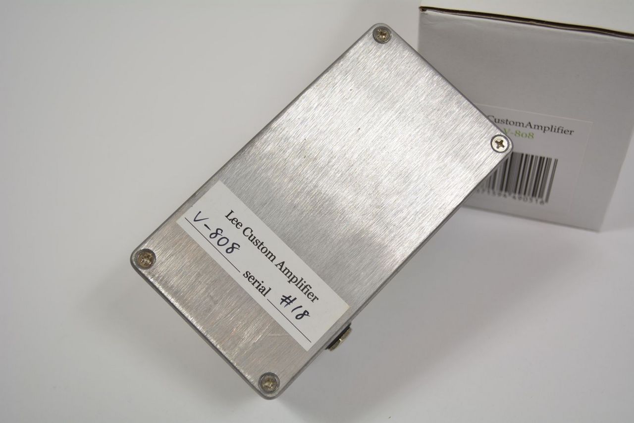 美品Lee Custom Amplifier V-808オーバードライブおまけ付 Lee Custom Amplifier V-808 真空管内蔵オーバードライブ リー