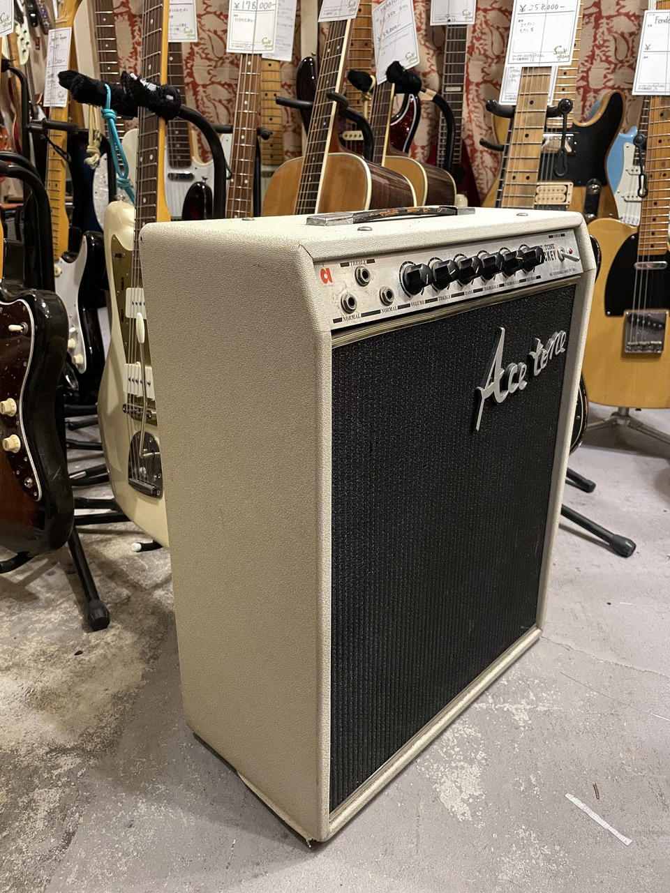 Ace tone bass 7 ビンテージ　ベースアンプ　ビザール Ace tone bass 7 ビンテージ ベースアンプ ビザール Ace tone