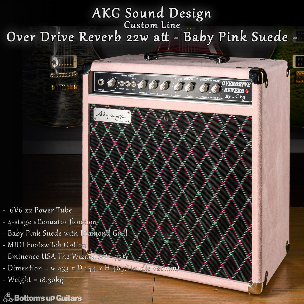 AKG Sound Design AKG ODR 22w att Combo with MIDI FSW [Custom Line 