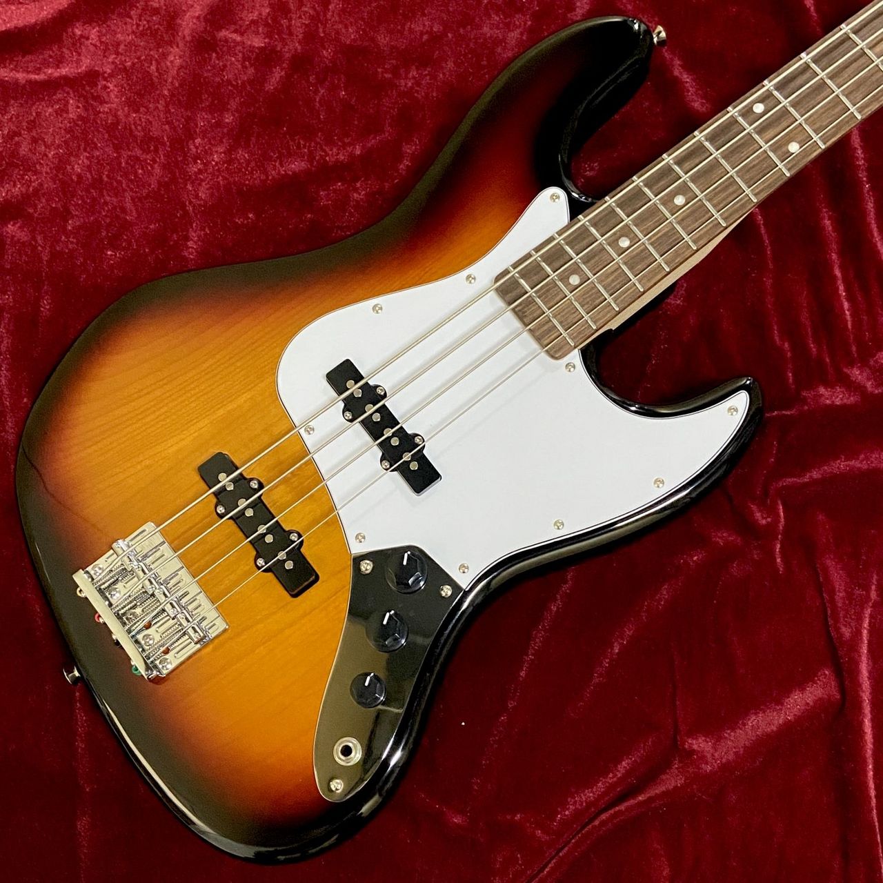 LaidBack LJB-5-R-JJ 3Tone Sunburst エレキベース ジャズべ