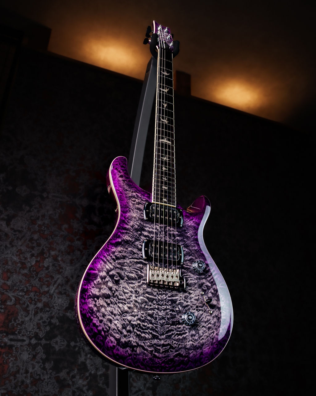 Paul Reed Smith(PRS) SE Custom 24 Quilt Package Charcoal Purple