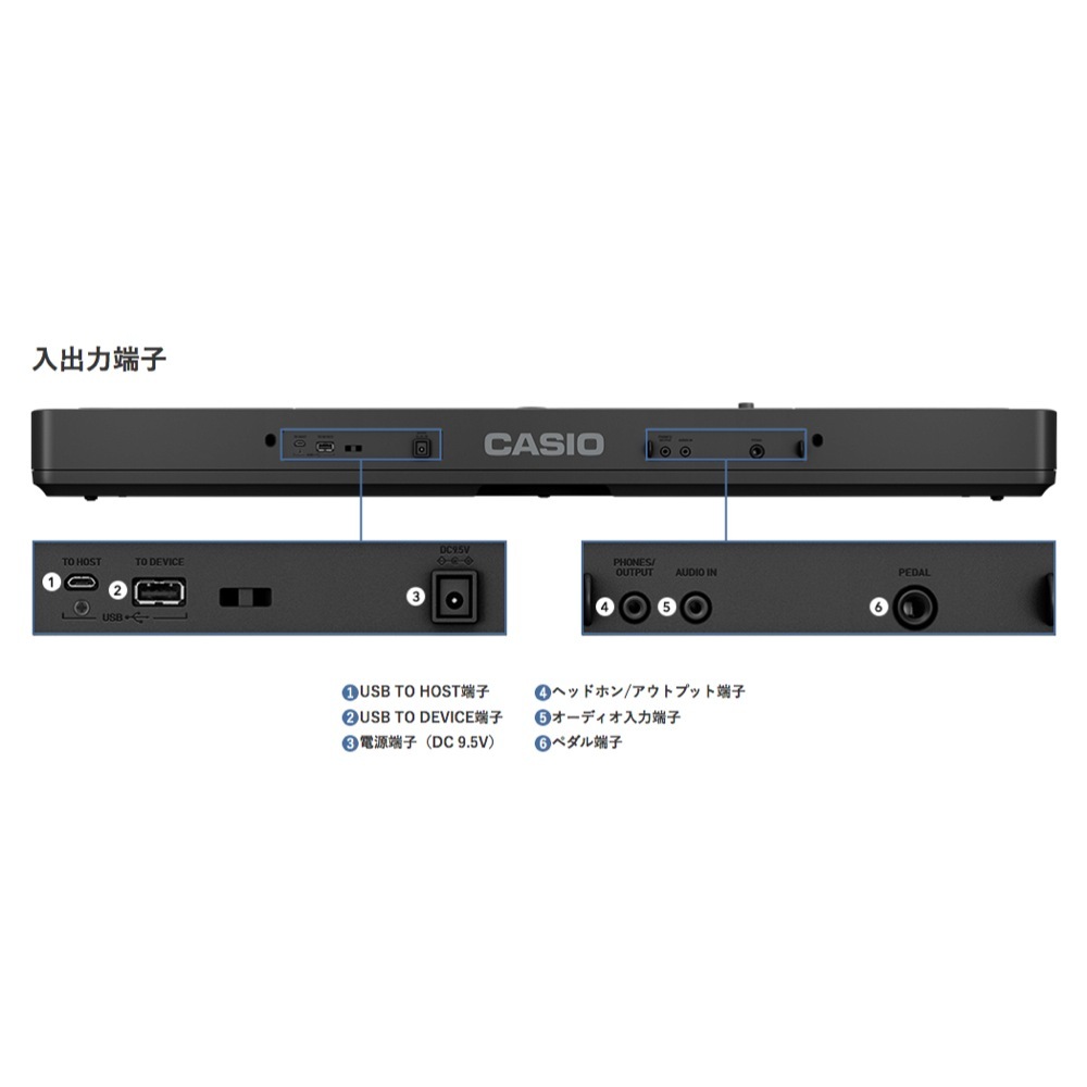 Casiotone CT-S400 61鍵盤電子キーボード CASIO カシオ（CASIO）電子