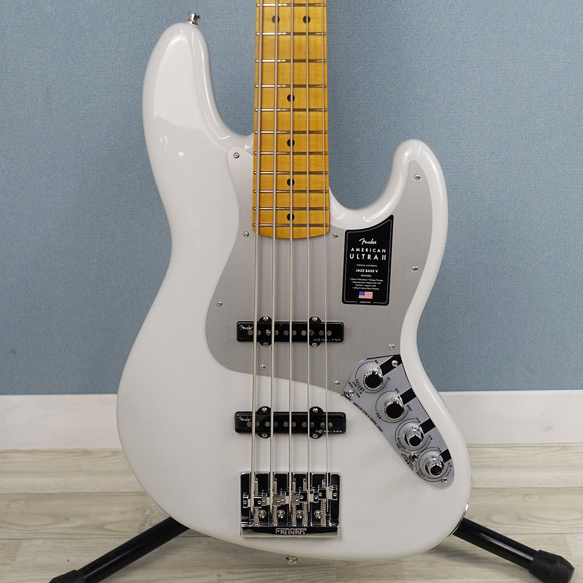 Fender American Ultra II Jazz Bass V MN Avalanche（B級特価/送料 
