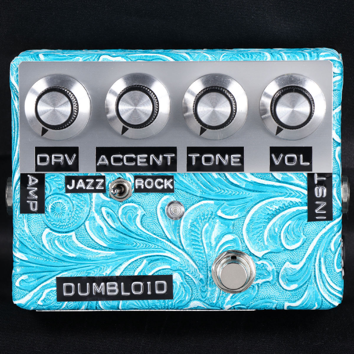 Shins Music Dumbloid Special with JAZZ/ROCK SW Aqua Western Silver