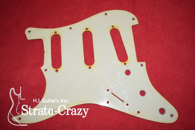 セルロイド製 ストラトピックガード '64 crazyparts グリーンガード 61年製ストラトのピックガードをオリジナルへ - First Touch ギターリペア