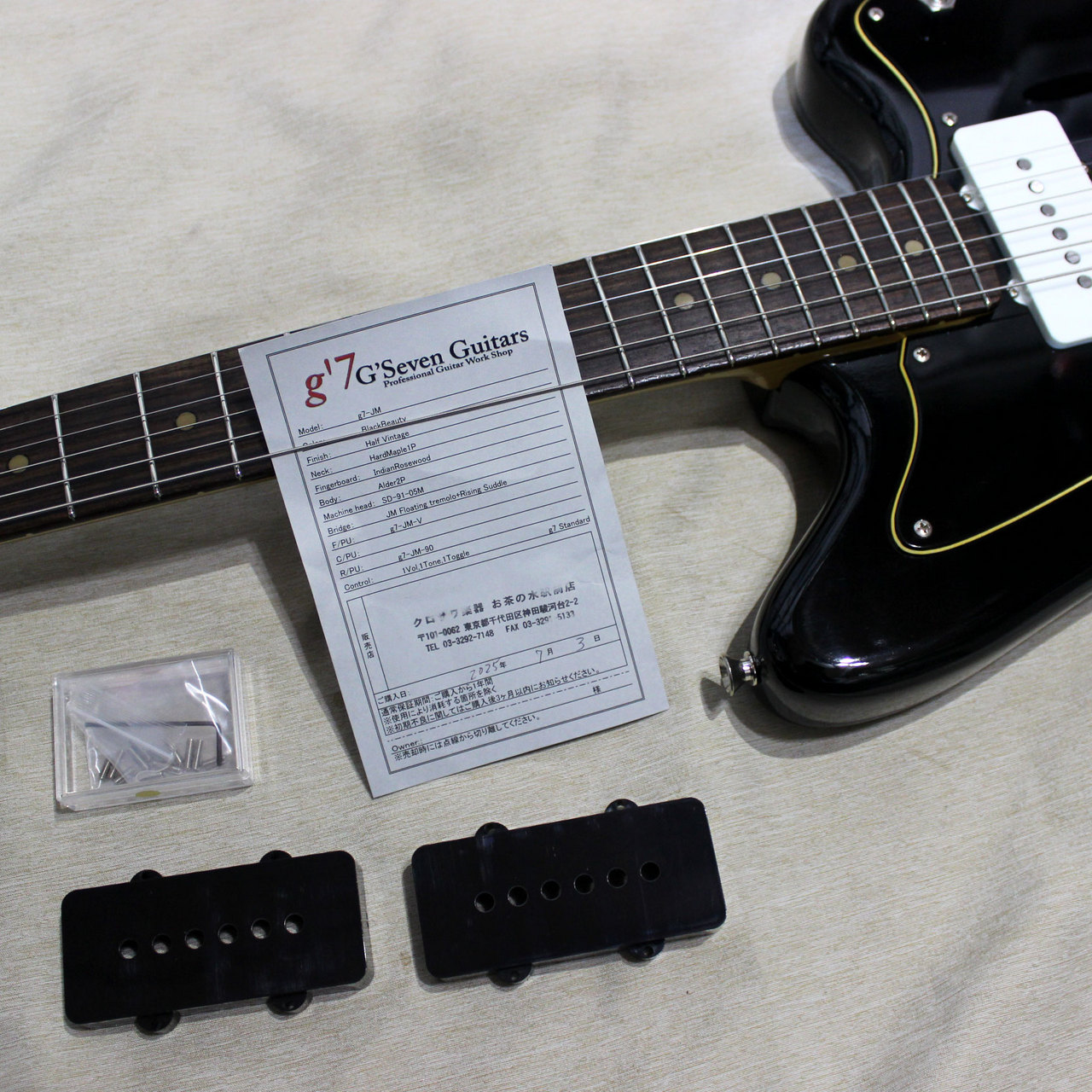 g7 Special g7-JM BlackBeauty ジャズマスター・スタイルモデル 2025